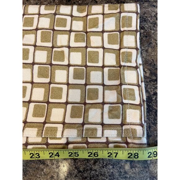 The Ragged Priest Jeans Size 32 Brown Green Cream Retro Relaxed Wide Leg Jeans - Picture 8 of 8